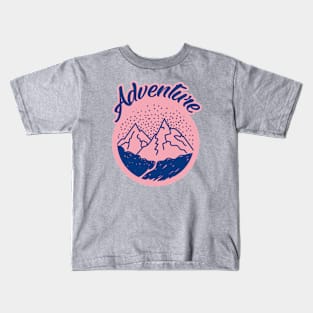 Mountains Adventure Kids T-Shirt